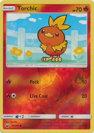 Torchic 26/168 - Reverse Holo-Kantocards