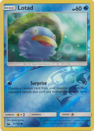 Lotad 36/168 - Reverse Holo-Kantocards