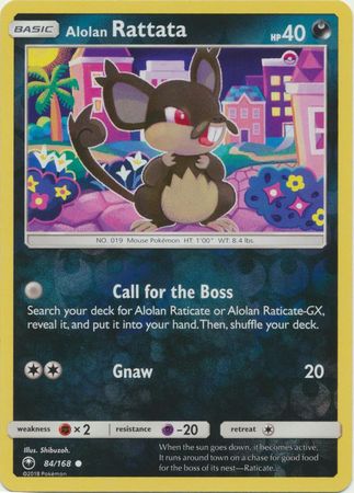 Alolan Rattata 84/168 - Reverse Holo-Kantocards