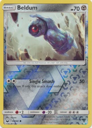 Beldum 93/168 - Reverse Holo-Kantocards