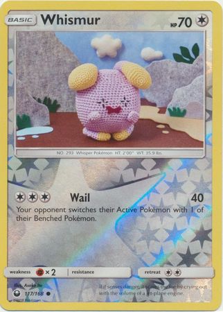 Whismur 117/168 - Reverse Holo-Kantocards