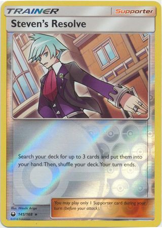 Steven's Resolve 145/168 - Reverse Holo-Kantocards