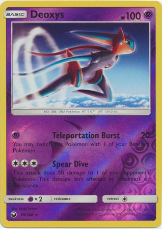Deoxys 69/168 - Reverse Holo-Kantocards