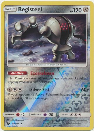 Registeel 96/168 - Reverse Holo-Kantocards