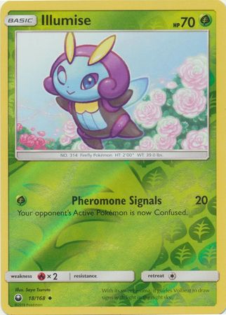 Illumise 18/168 - Reverse Holo-Kantocards