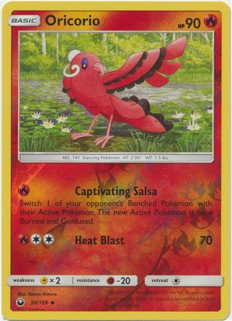 Oricorio 30/168 - Reverse Holo-Kantocards