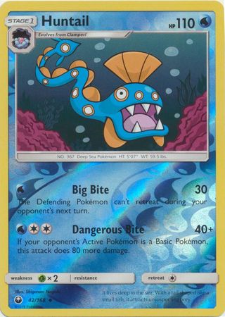 Huntail 42/168 - Reverse Holo-Kantocards