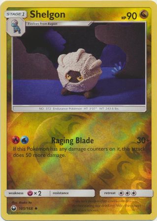 Shelgon 105/168 - Reverse Holo-Kantocards