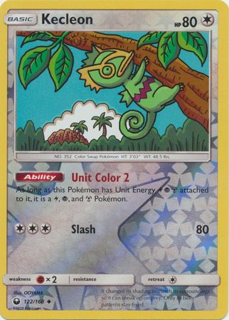 Kecleon 122/168 - Reverse Holo-Kantocards