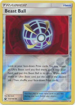 Beast Ball 125/168 - Reverse Holo-Kantocards