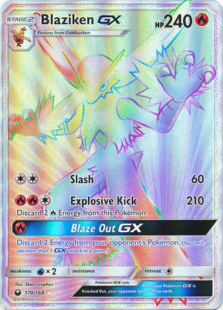 Blaziken GX 170/168-Kantocards