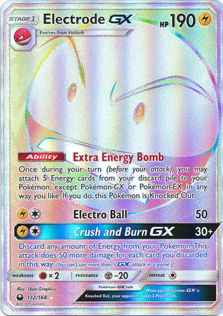 Electrode GX 172/168-Kantocards