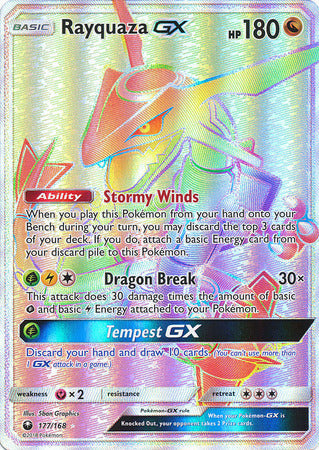Rayquaza GX 177/168-Kantocards