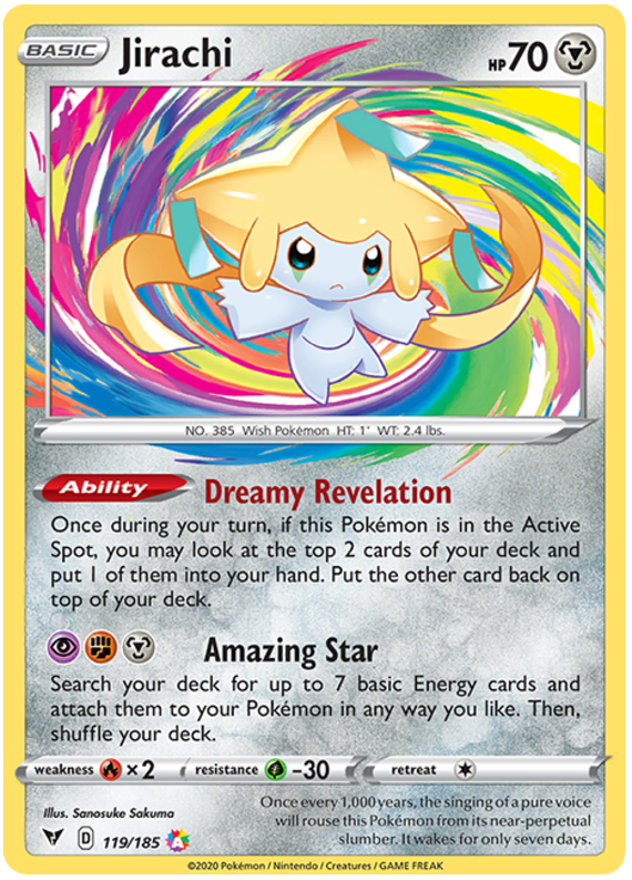 Jirachi 119/185-Kantocards