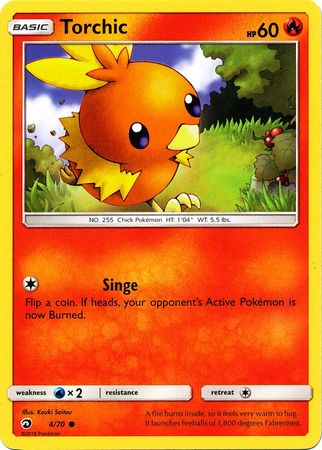 Torchic 4/70-Kantocards