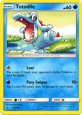Totodile 22/70-Kantocards