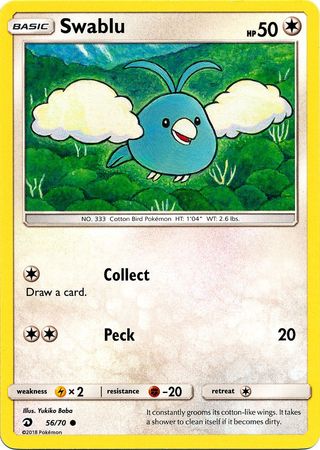 Swablu 56/70-Kantocards