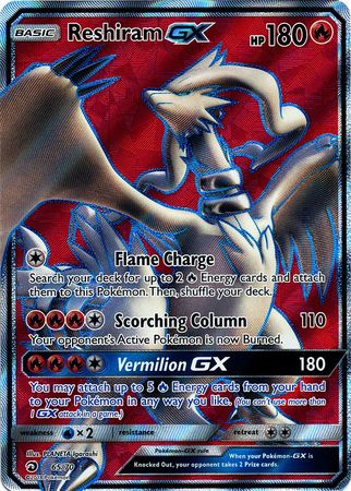 Reshiram GX 65/70-Kantocards