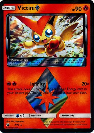 Victini Prism Star 7/70-Kantocards