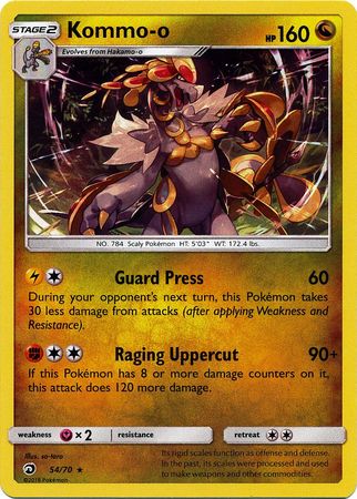 Kommo-o 54/70-Kantocards