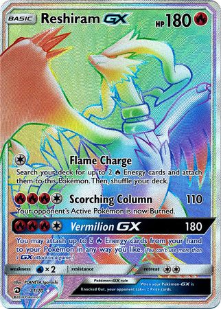 Reshiram GX 71/70-Kantocards