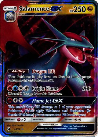 Salamence GX 44/70-Kantocards