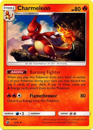 Charmeleon 2/70-Kantocards