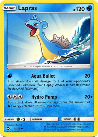 Lapras 21/70-Kantocards