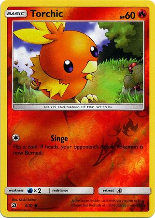 Torchic 4/70 - Reverse Holo-Kantocards