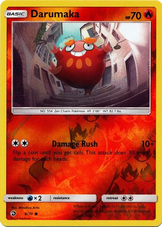 Darumaka 8/70 - Reverse Holo-Kantocards