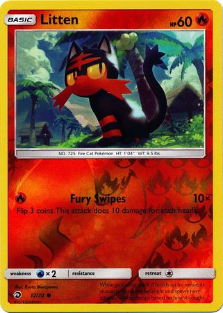 Litten 12/70 - Reverse Holo-Kantocards