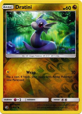 Dratini 34/70 - Reverse Holo-Kantocards