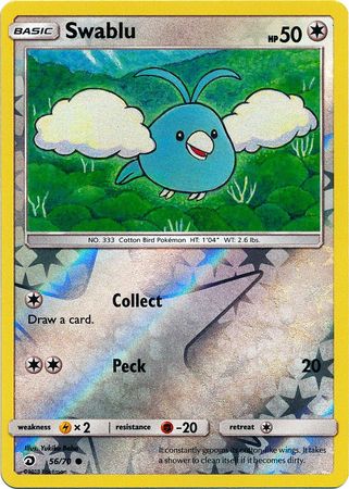 Swablu 56/70 - Reverse Holo-Kantocards