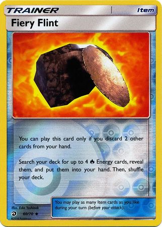 Fiery Flint 60/70 - Reverse Holo-Kantocards