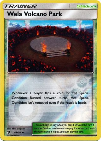 Wela Volcano Park 63/70 - Reverse Holo-Kantocards