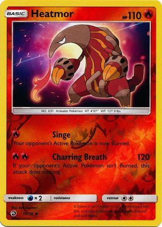 Heatmor 10/70 - Reverse Holo-Kantocards