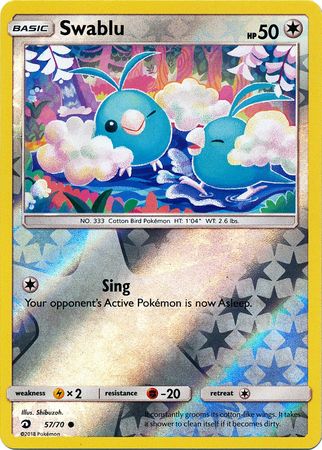 Swablu 57/70 - Reverse Holo-Kantocards