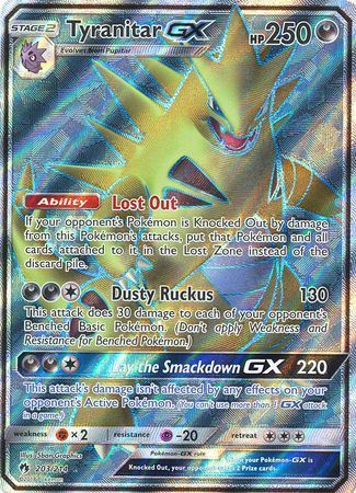 Tyranitar GX 203/214-Kantocards
