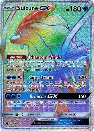 Suicune GX 220/214-Kantocards