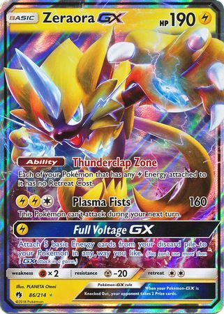 Zeraora GX 86/214-Kantocards