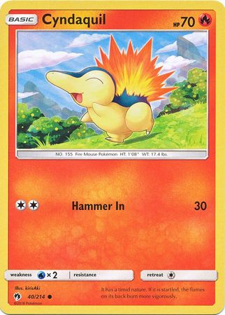 Cyndaquil 40/214-Kantocards