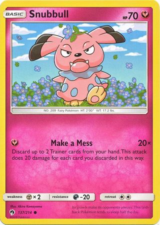 Snubbull 137/214-Kantocards