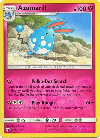 Azumarill 136/214-Kantocards