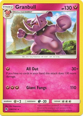 Granbull 138/214-Kantocards