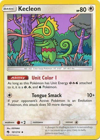 Kecleon 161/214-Kantocards