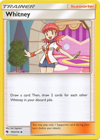 Whitney 193/214-Kantocards