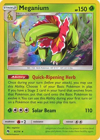 Meganium 8/214-Kantocards