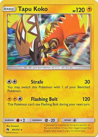 Tapu Koko 85/214-Kantocards