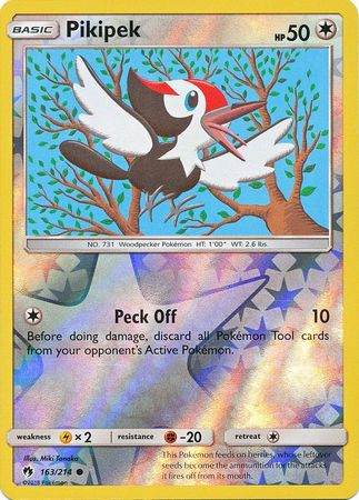 Pikipek 163/214 - Reverse Holo-Kantocards