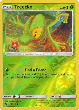 Treecko 20/214 - Reverse Holo-Kantocards